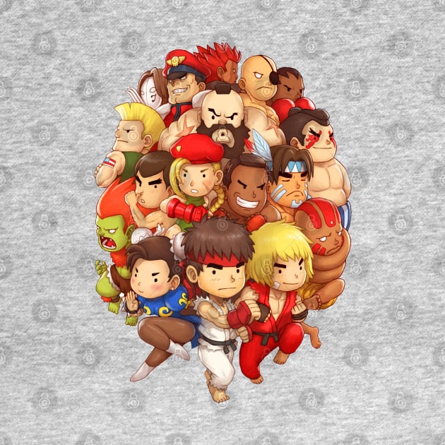 Super Street Fighter II Chibi by Pop Fan Shop